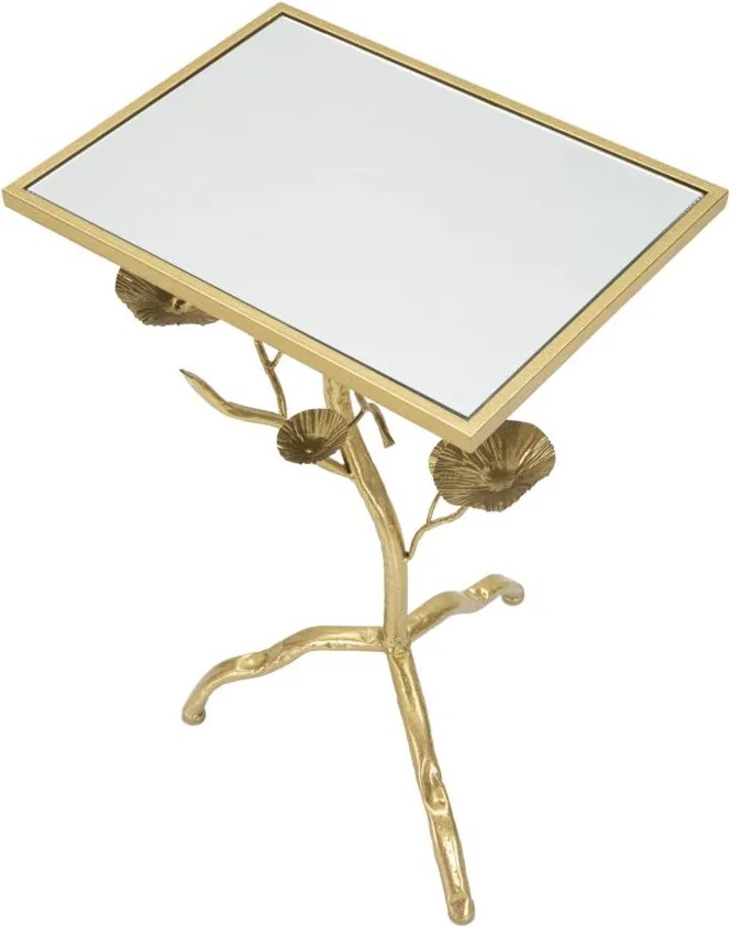 MESA DE APOIO TISTY 40X30X60 CM DOURADA