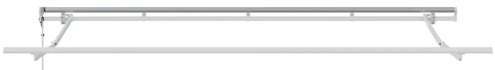 Toldo Retrátil Manual Vermelho bordô e Branco