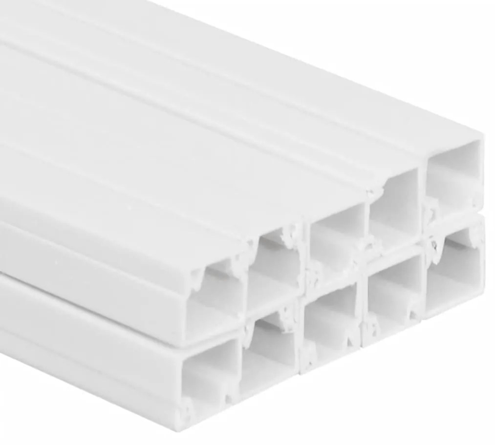 Calhas para cabos 30x15 mm 10 m PVC