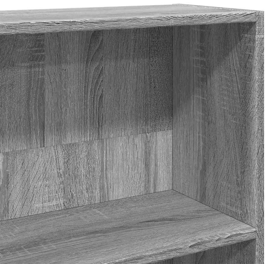 Estante 80x30x189 cm derivados de madeira cinzento sonoma