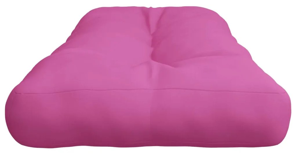 Almofadão para sofá de paletes 120x40x12 cm tecido rosa