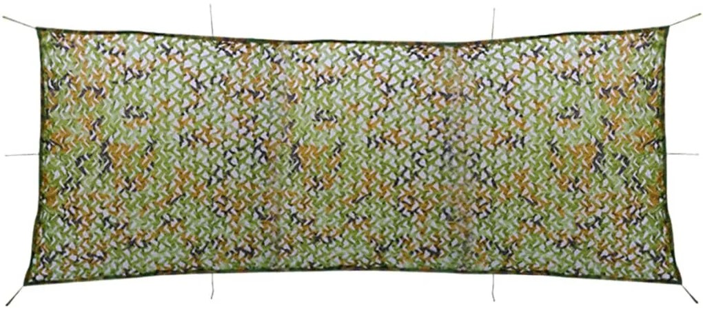 Rede de camuflagem com saco de armazenamento 1,5x4 m