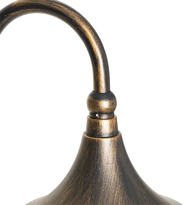 Lanterna de exterior clássica dourado antigo 100 cm IP44 - Daphne Clássico / Antigo