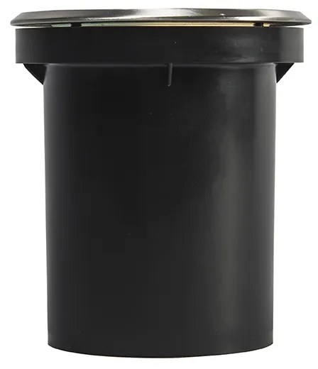 Conjunto de 6 spots de exterior modernos em aço inoxidável IP65 ajustáveis - Delux Moderno