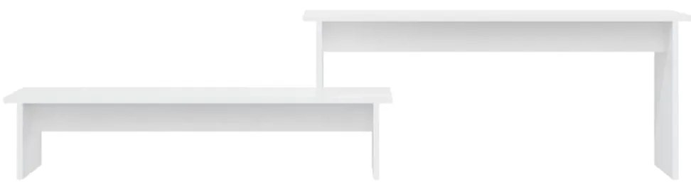 Móvel de TV 180x30x43 cm derivados de madeira branco