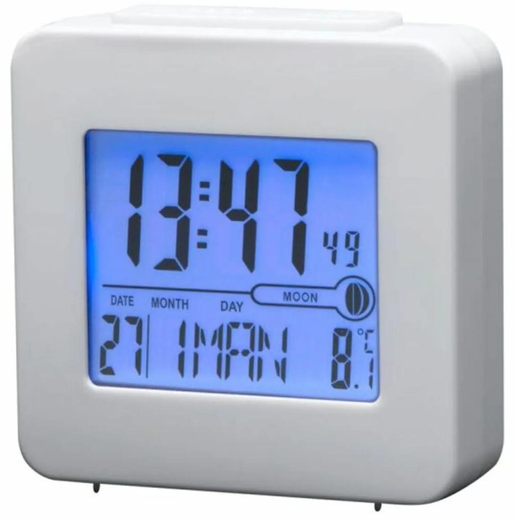 Relógio-Despertador Denver Electronics REC-34 Branco Azul