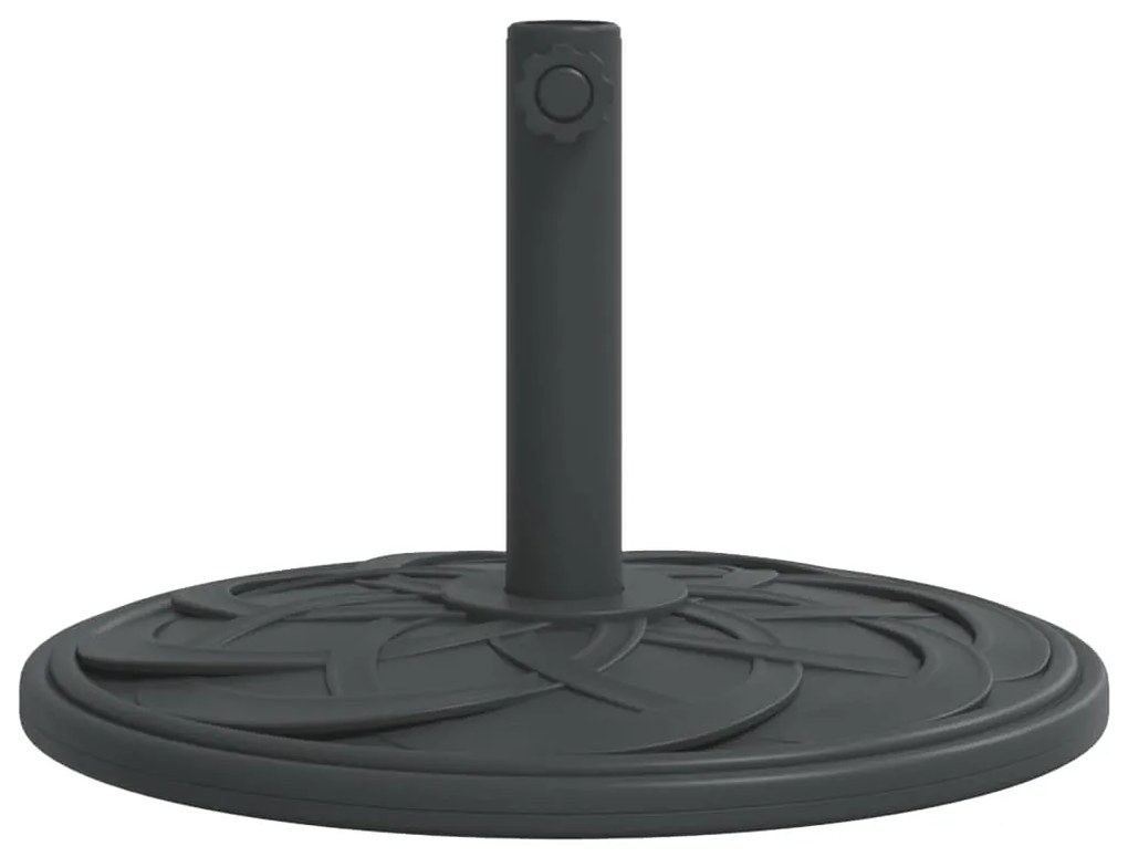 Base de guarda-sol para postes de Ø38/48 mm 12 kg redondo
