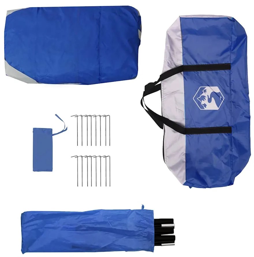 Tenda de festas impermeável azul ciano