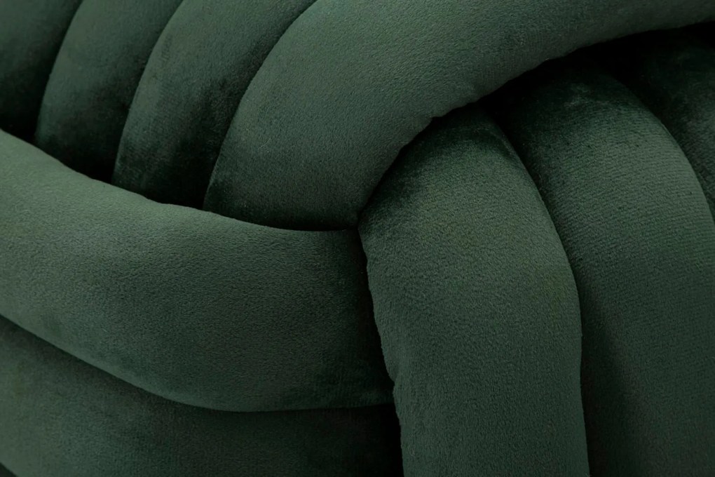 Puff Softy Green - Veludo Verde - 45 cm x 45 cm x 45 cm