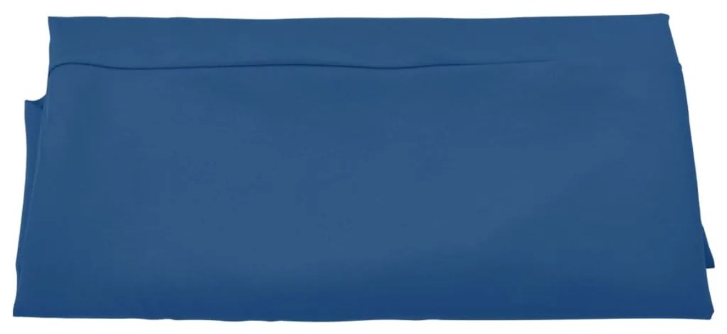 Tecido de substituição p/ guarda-sol exterior 300 cm azul-ciano
