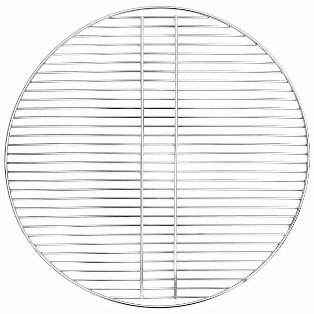 vidaXL Grelha de Churrasco Prateada Ø60 cm em Aço Inoxidável