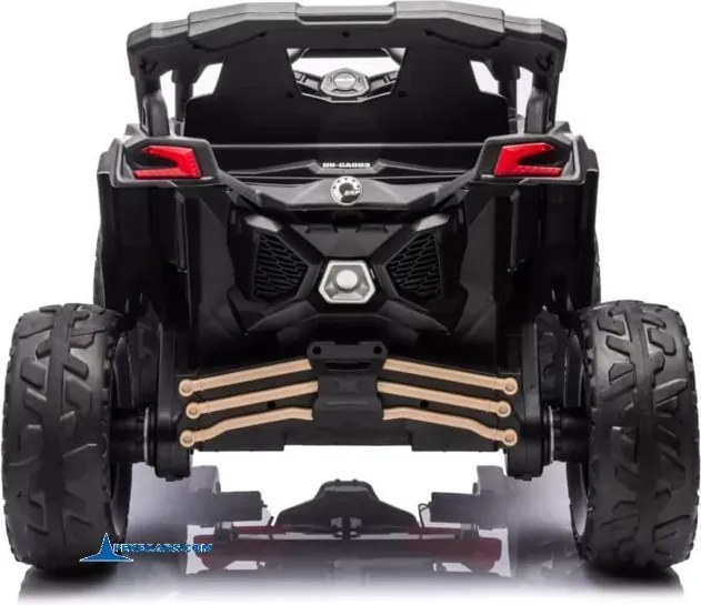 Carro elétrico para crianças 1 a 6 años 24V MP4 CAN-AM Maverick Buggy Caqui