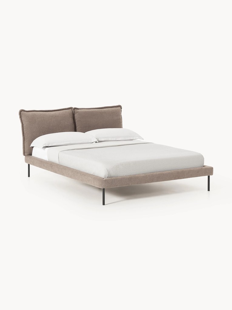 Teddy Bouclé Upholstered Bed Amelia