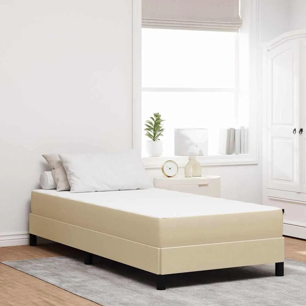 vidaXL Colchão de Cama com colchão Verde 90 x 200 cm tecido