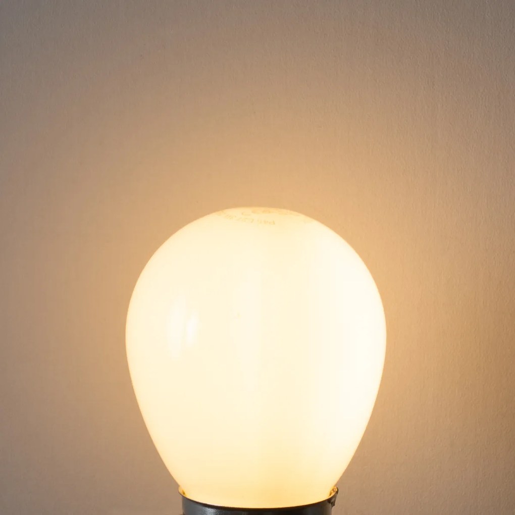 Conjunto de 5 E27 dimbare LED lamp P45 opaal glas 3W 250 lm 2200K