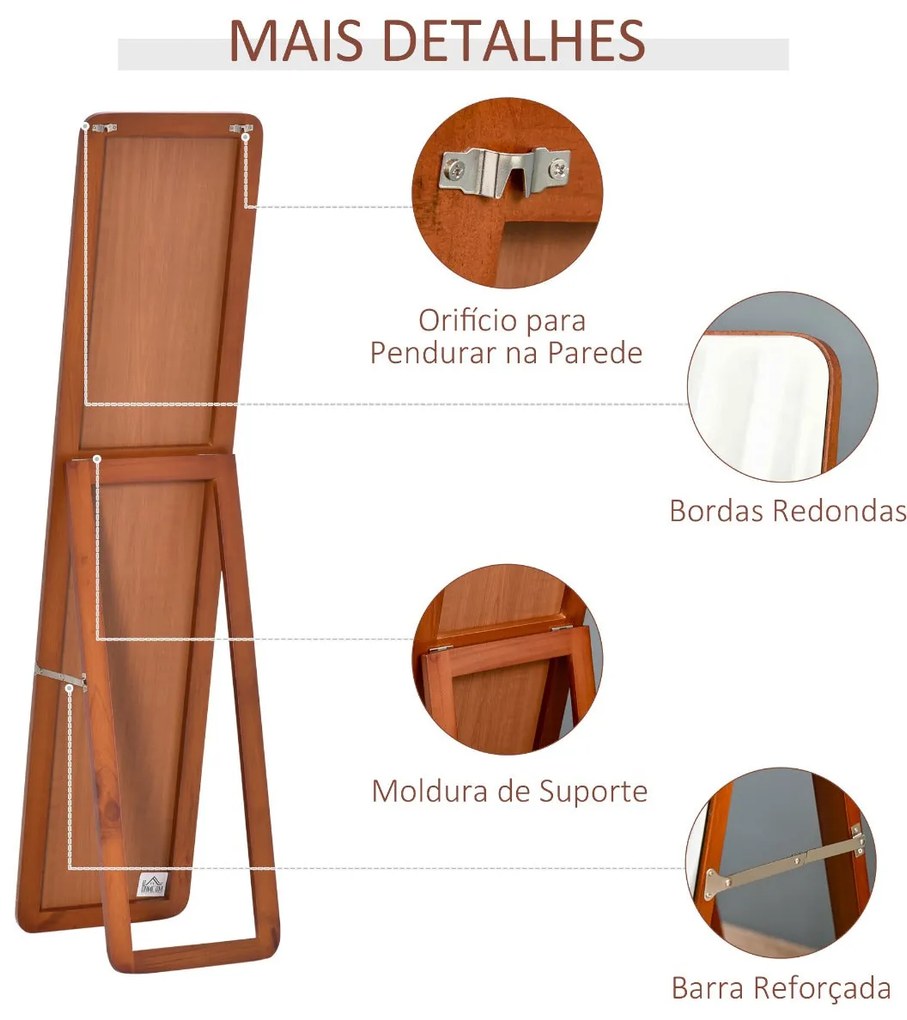 Espelho de Pé/Parede Boluzzi - Design Moderno