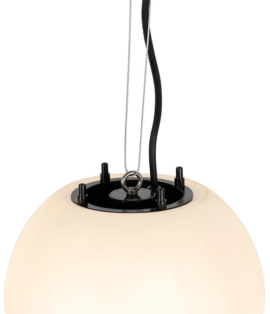 Candeeiro de exterior moderno branco 25 cm IP65 - Nura Moderno