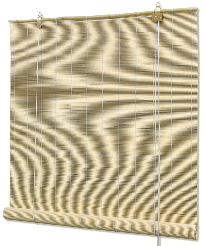 Estore de enrolar 120 x 220 cm bambu natural