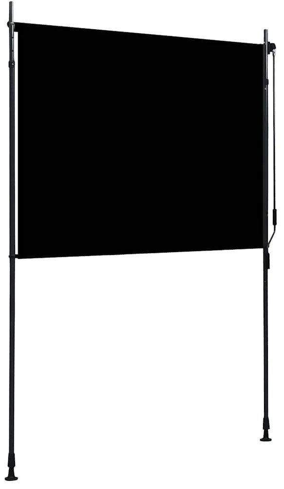 Estore de rolo para exterior 150x270 cm antracite