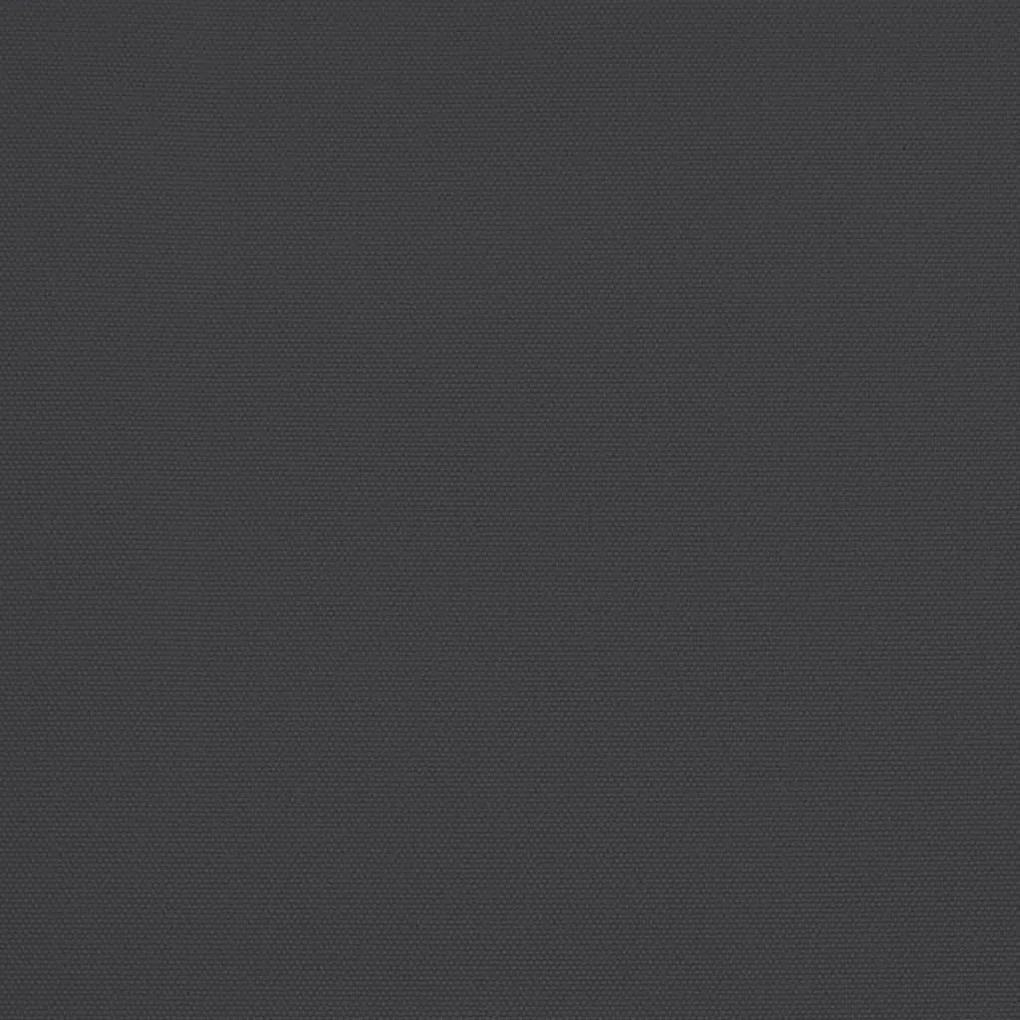 Guarda-sol com cabeça dupla 449x245 cm preto