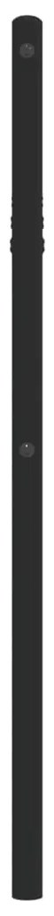 Cabeceira de cama 80 cm metal preto