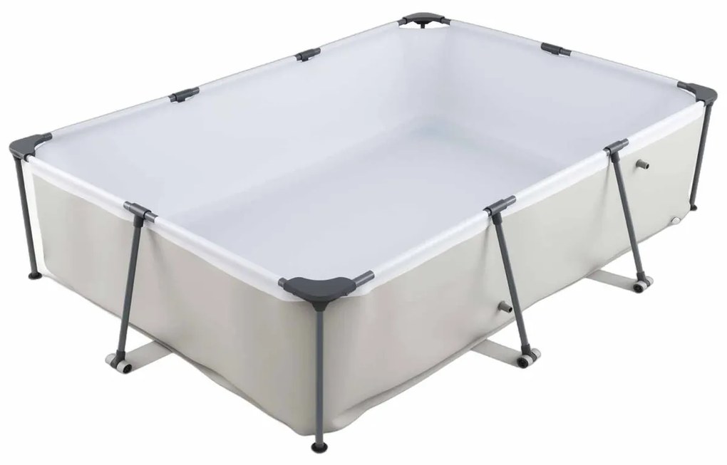 Tenda dobrável de 3 x 3 m com bolsa portátil com rodas - branca