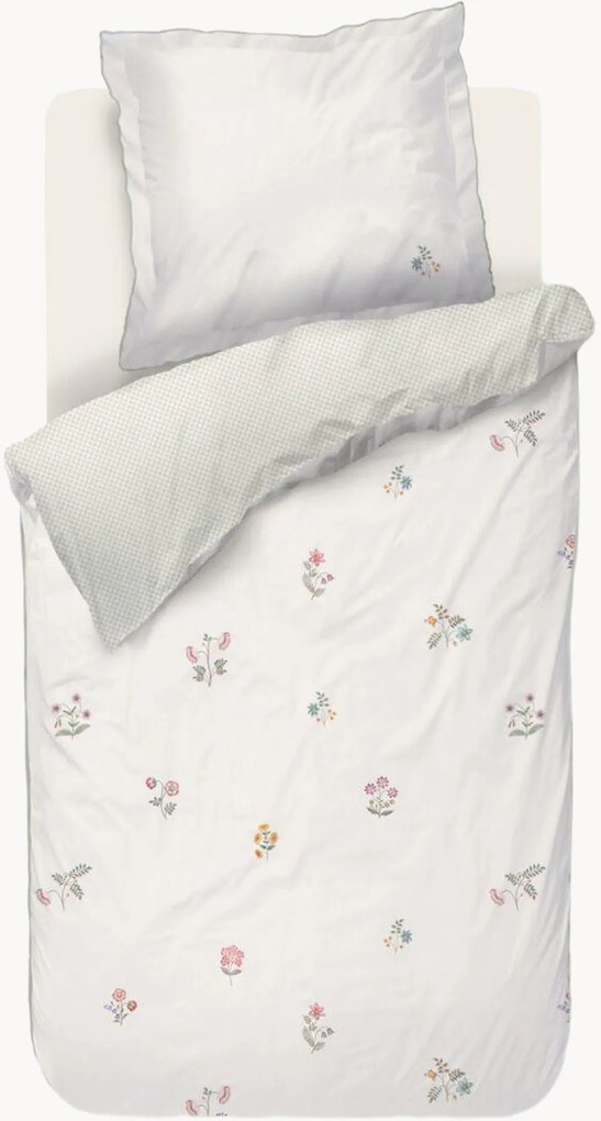 Conjunto de roupa de cama em algodão Mughal Flower