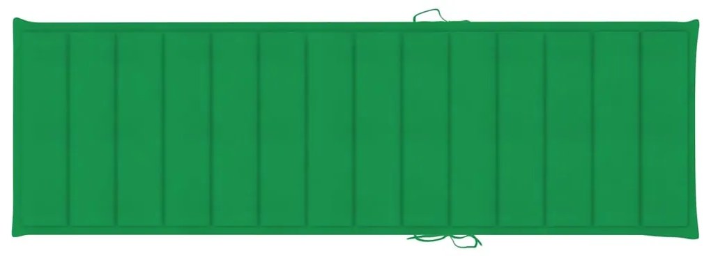 Espreguiçadeira de jardim com mesa e almofadão pinho impregnado