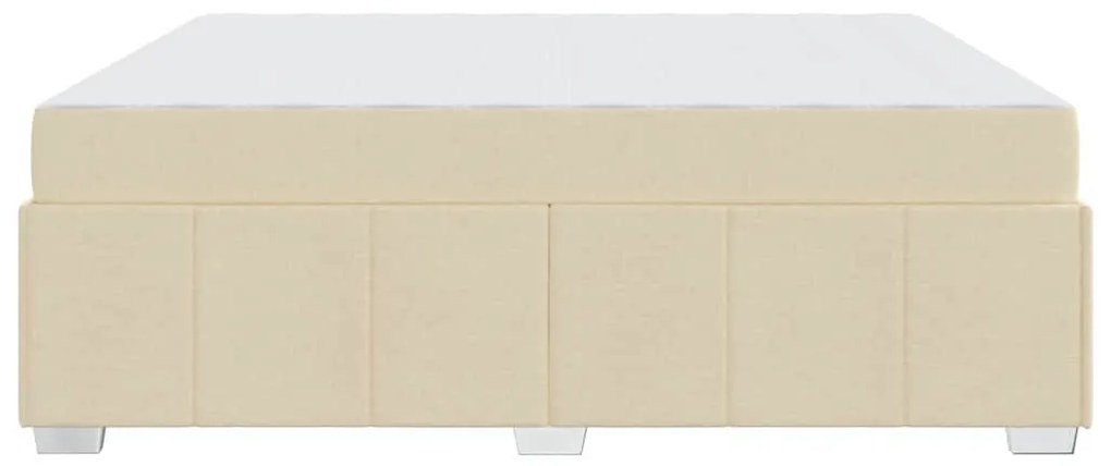 Estrutura da Cama Creme 180 x 200 cm tecido