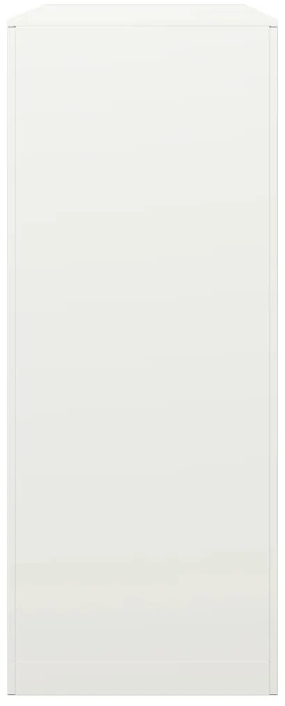 Suporte para lenha 100x40x100 cm aço branco