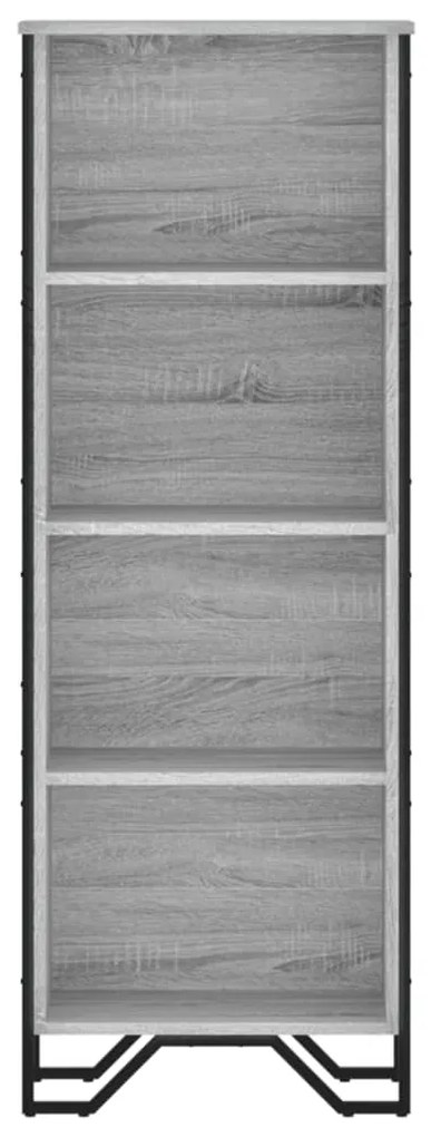 Estante 50x31x137,5 cm derivados de madeira cinzento sonoma