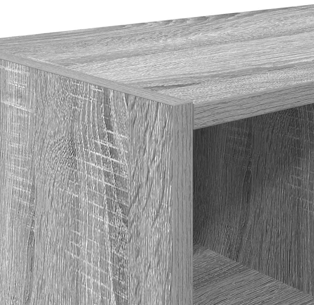 Sapateira empilháveis 89,5x30x40 cm cinzento sonoma