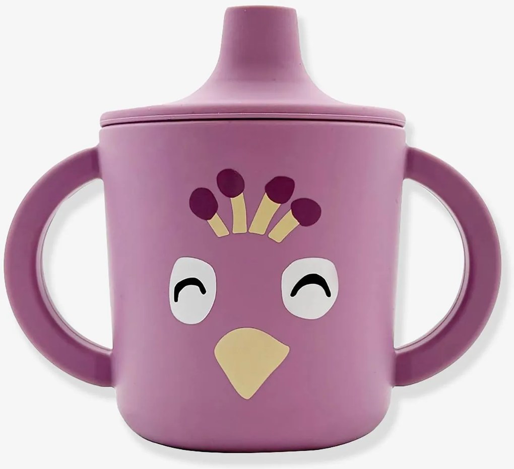 Copo de aprendizagem em silicone, TRIXIE Animal malva