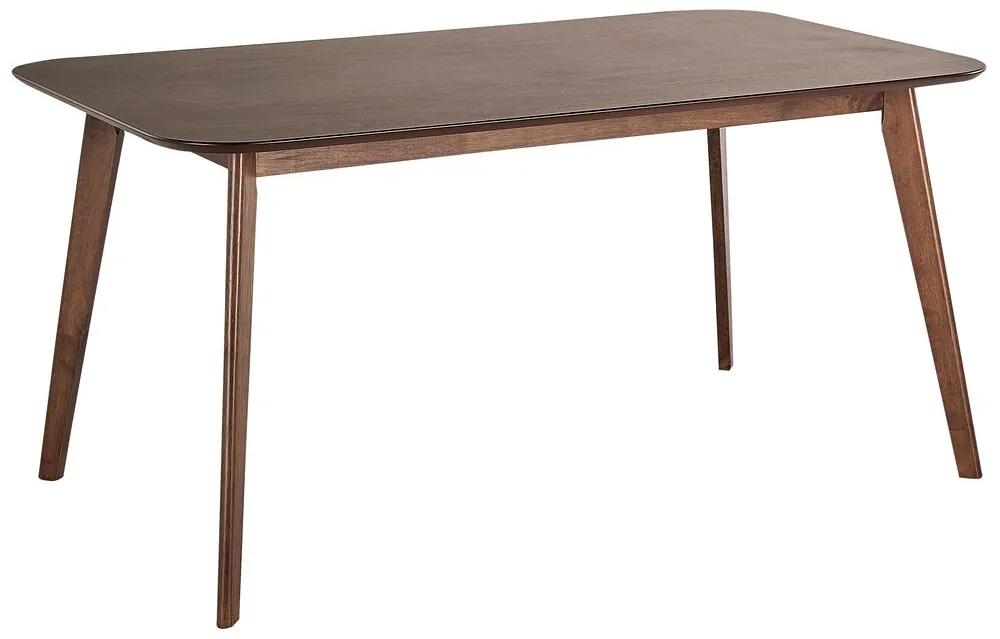 Mesa de jantar 150 x 90 cm madeira escura EPHRATA Beliani