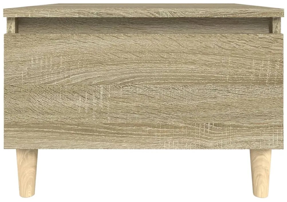 Mesas de apoio 2 pcs 50x46x35 cm deriv. madeira carvalho sonoma