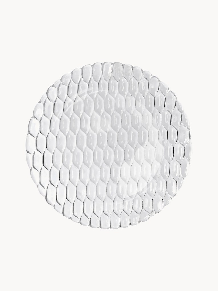 Prato de jantar com padrão estruturado Jellies, conjunto de 4