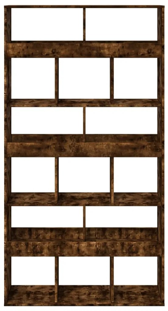 Estante 100x33x187,5 cm derivados de madeira carvalho fumado