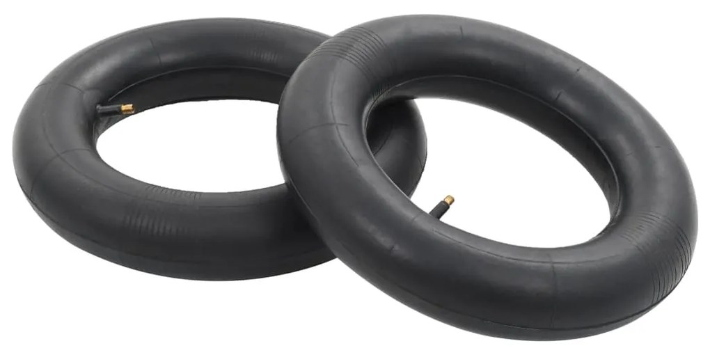 vidaXL Câmara-de-ar carrinhos 2pcs 3.50-8/16x4/4.00-8/400x100 borracha