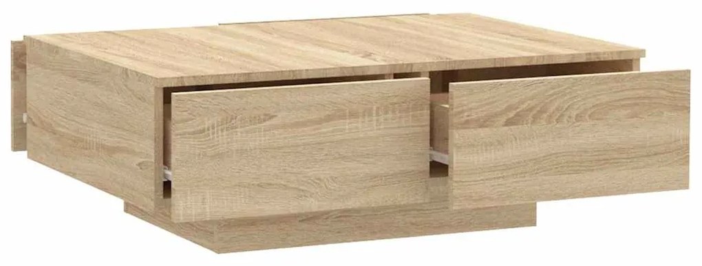 Mesa de centro 90x60x31 cm derivados de madeira carvalho sonoma