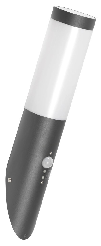 Moderno candeeiro de parede exterior cinza escuro sensor de movimento IP44 - Rox Moderno