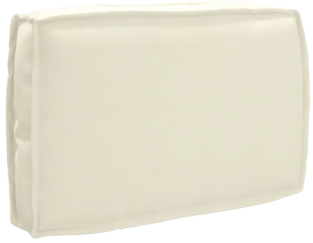 vidaXL Cushion de Palete para Encosto Creme 60x40x12 cm em Tecido Oxford