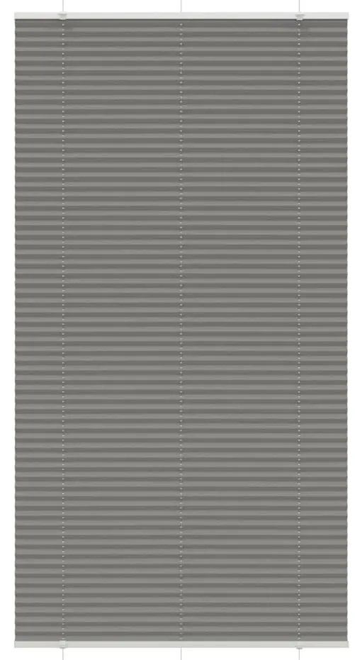 vidaXL Antracite Plissada Cega 105x200 cm Largura Tecido 104,4 cm