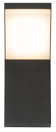 Candeeiro de parede exterior moderno antracite com LED IP54 - Litt Moderno