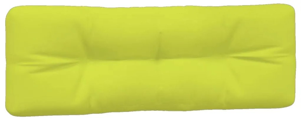 Almofadões para móveis de paletes 3 pcs tecido verde brilhante