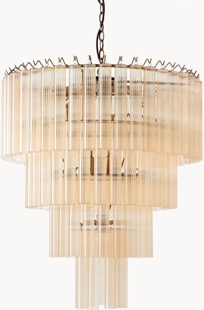 Lustre grande em vidro Janae
