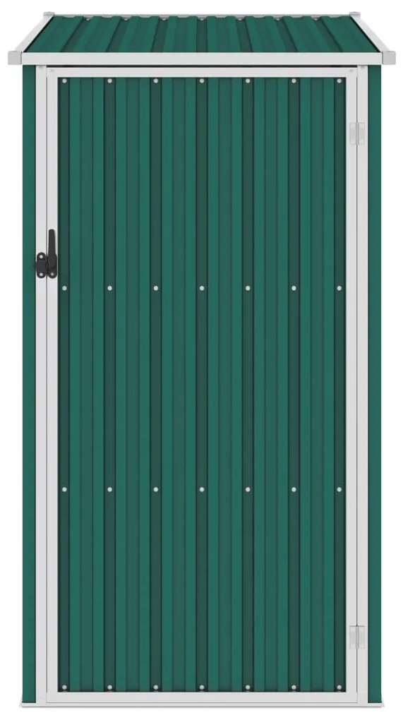 Abrigo de jardim 87x98x159 cm aço galvanizado verde