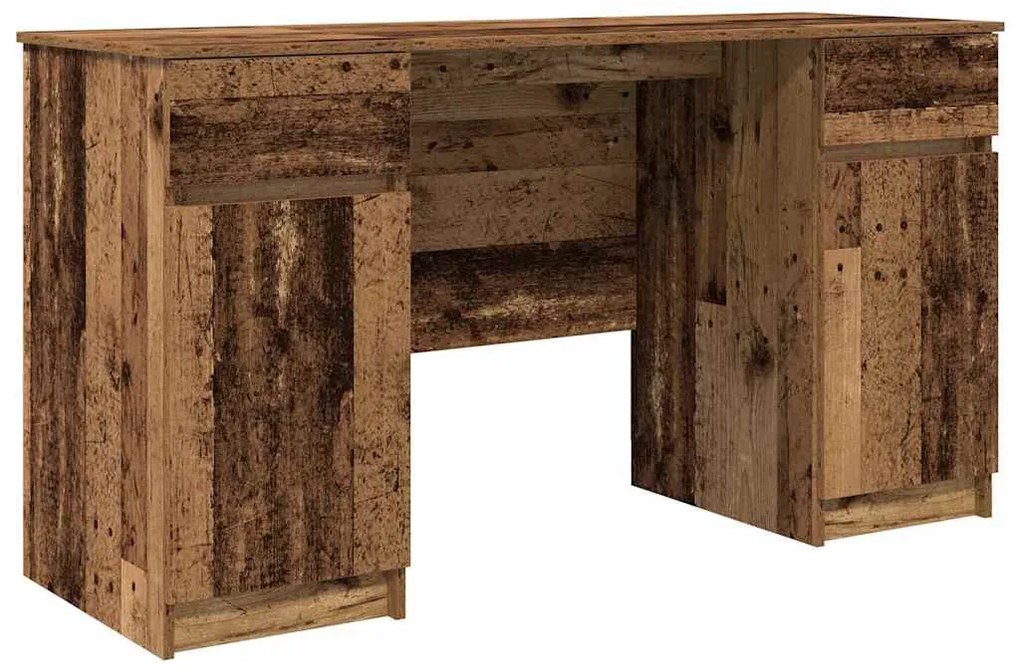 mesa vidaXL madeira antiga 140x49x76 cm madeira engenheirada