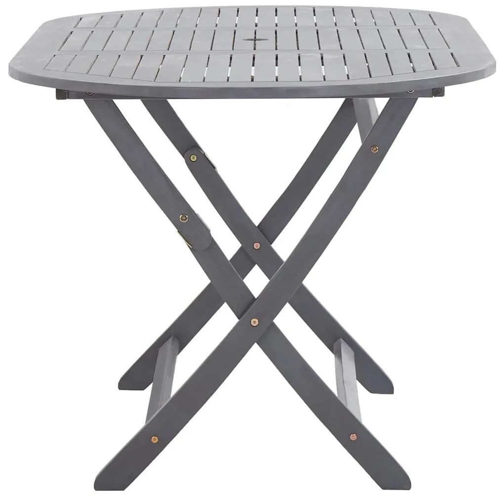 Mesa de jardim dobrável 160x85x75 cm madeira de acácia maciça