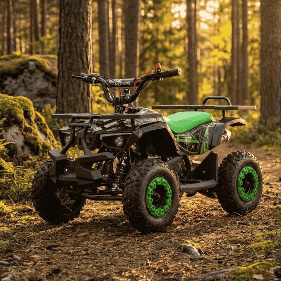Moto 4 para crianças Gasolina 50cc ATV Explorer Verde