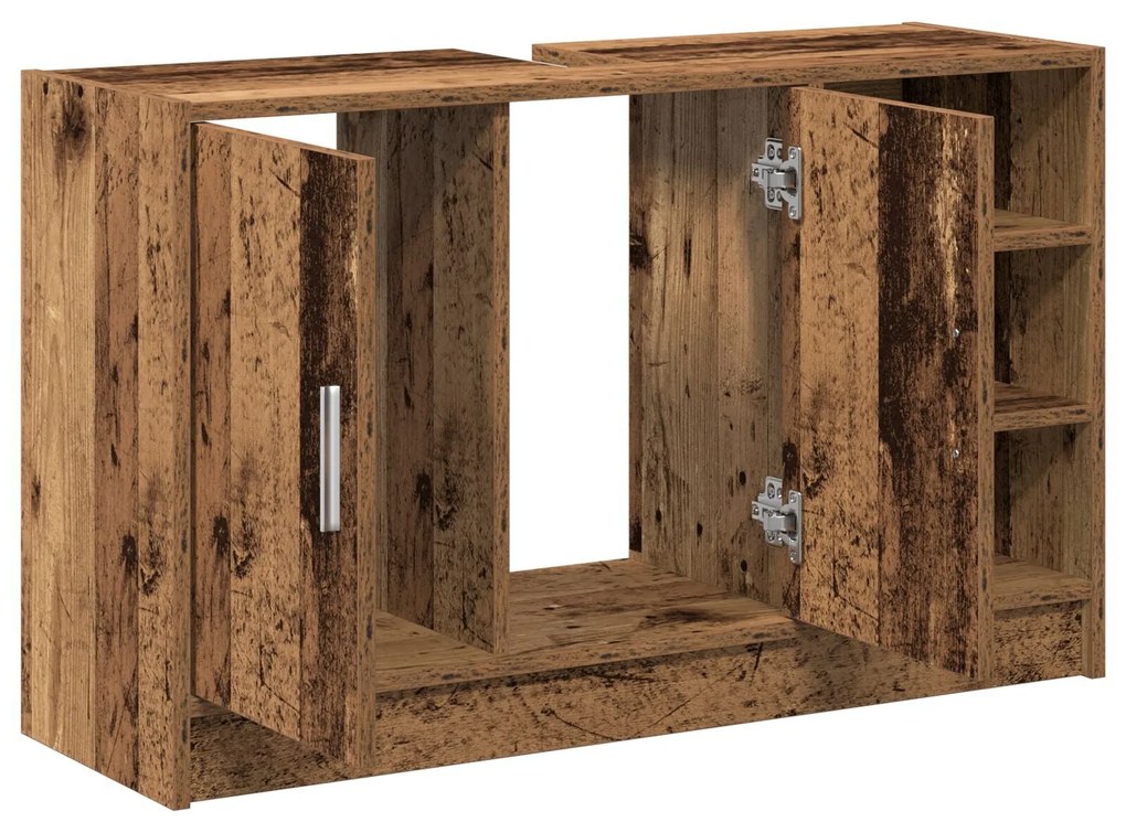 Gabinete para Pia Madeira Velha 90x29x55 cm Madeira Derivada